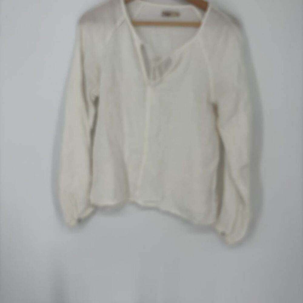 Faherty Gauzy Peasant Blouse‎